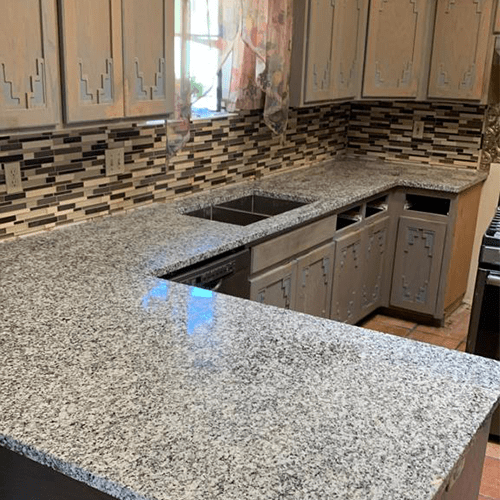 Granite kitchen countertop service done in tucson arizona