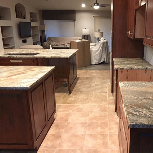 Granite countertops for Tucson house made by Empire Granite and Stone